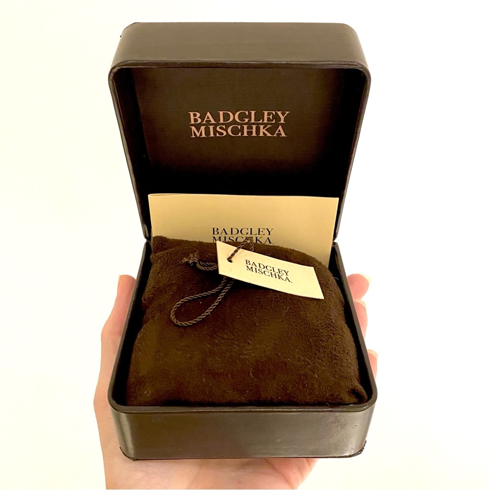 Badgley Mischka Brown Watch Box